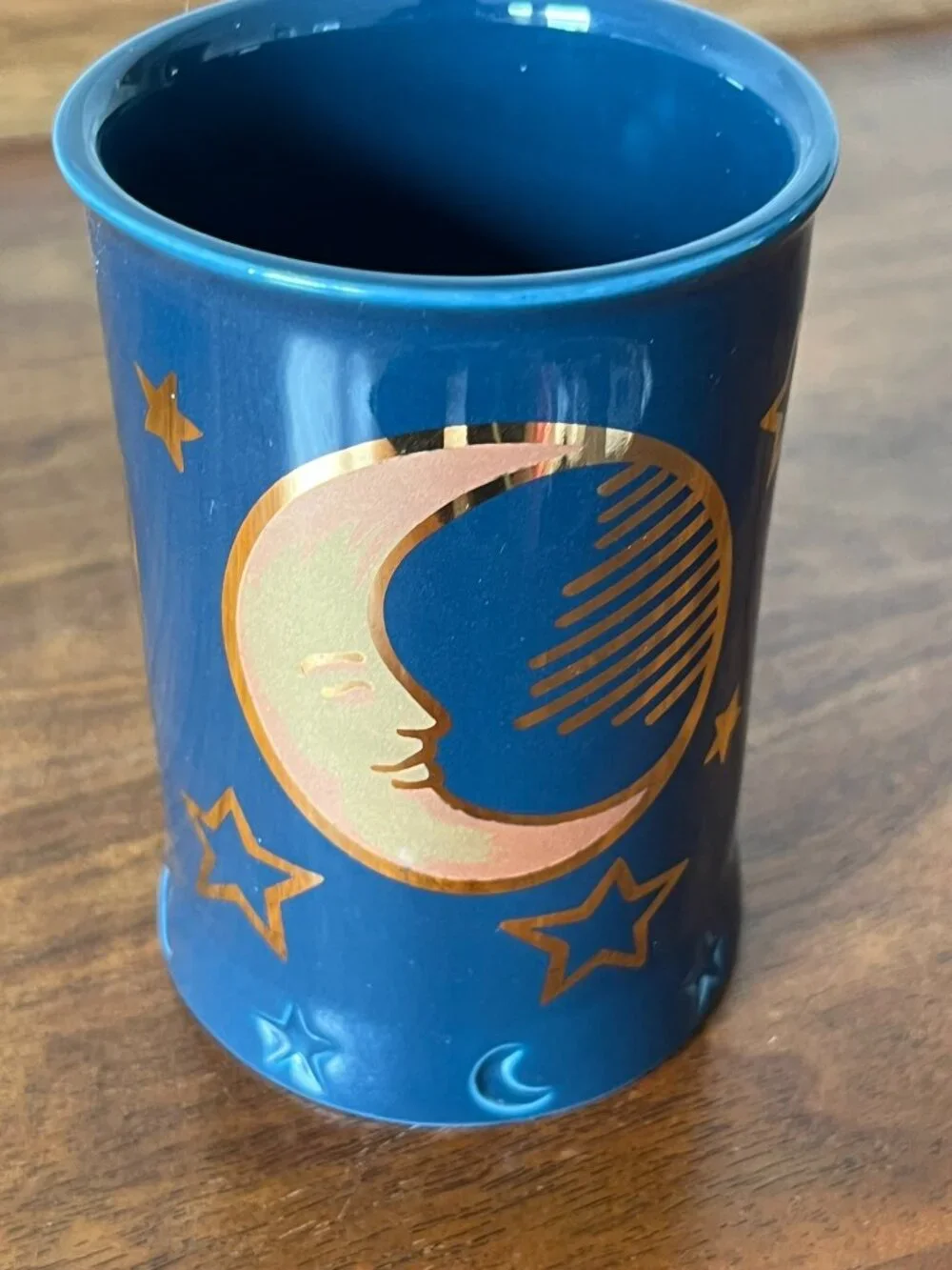 Vintage Springmaid Celestial Cosmos Tumbler Bathroom Cup Sun Moon Stars 90s Y2K